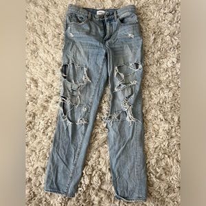 Size 4 Pistola high rise boyfriend ripped jeans